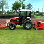 Spin-Rake V 2m fron tractor+sweeper rear