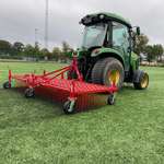 SPIN-Rake for synthetic turf