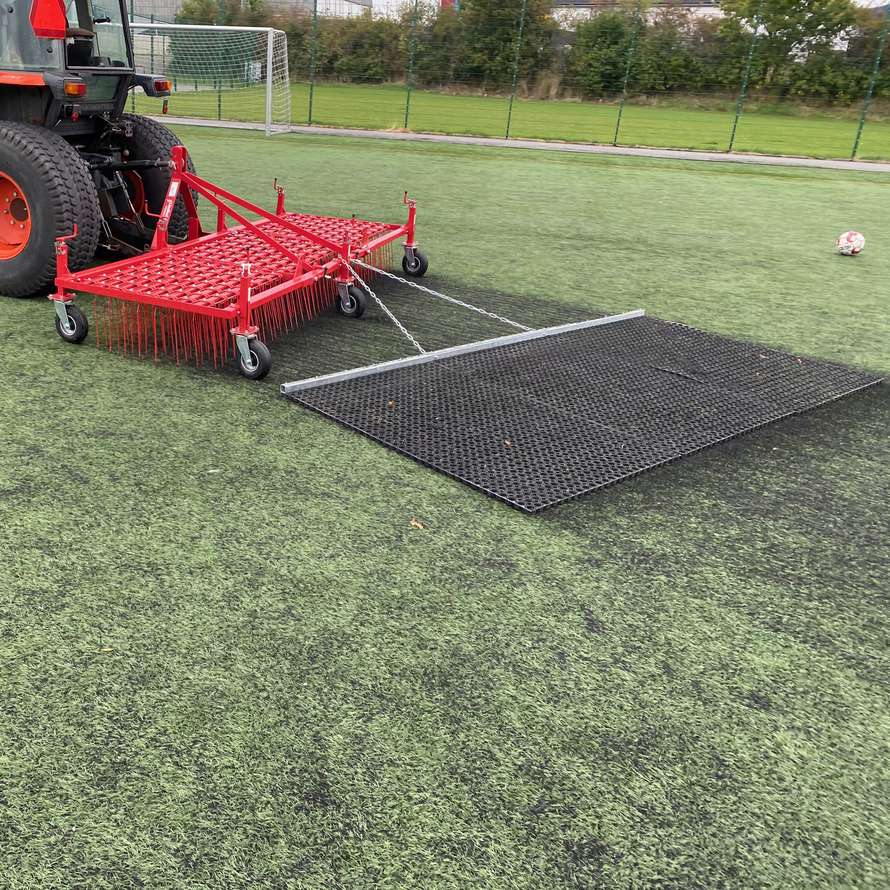 Spin-Rake 20 dragmatTalon 3m with rubb dragmat art turf Dk nov 2020